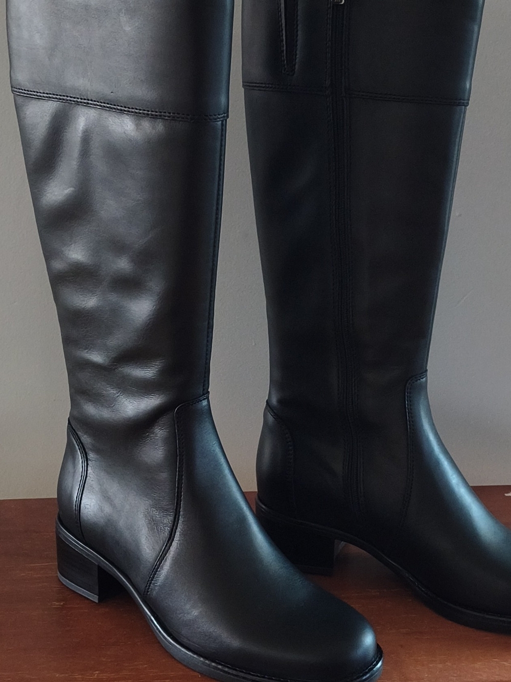 La Canadienne Passion Black Leather Waterproof Riding Boots Size [6 M]